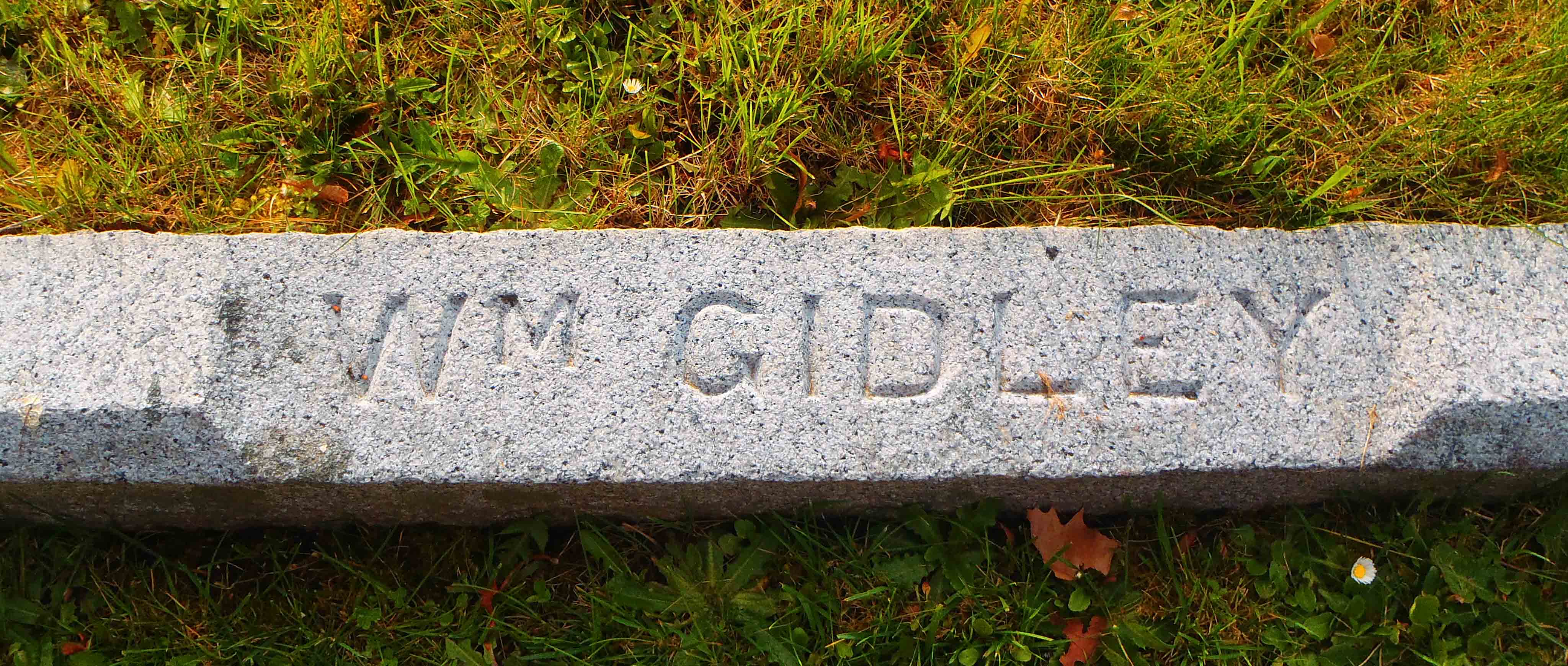 William Gidley tomb inscription